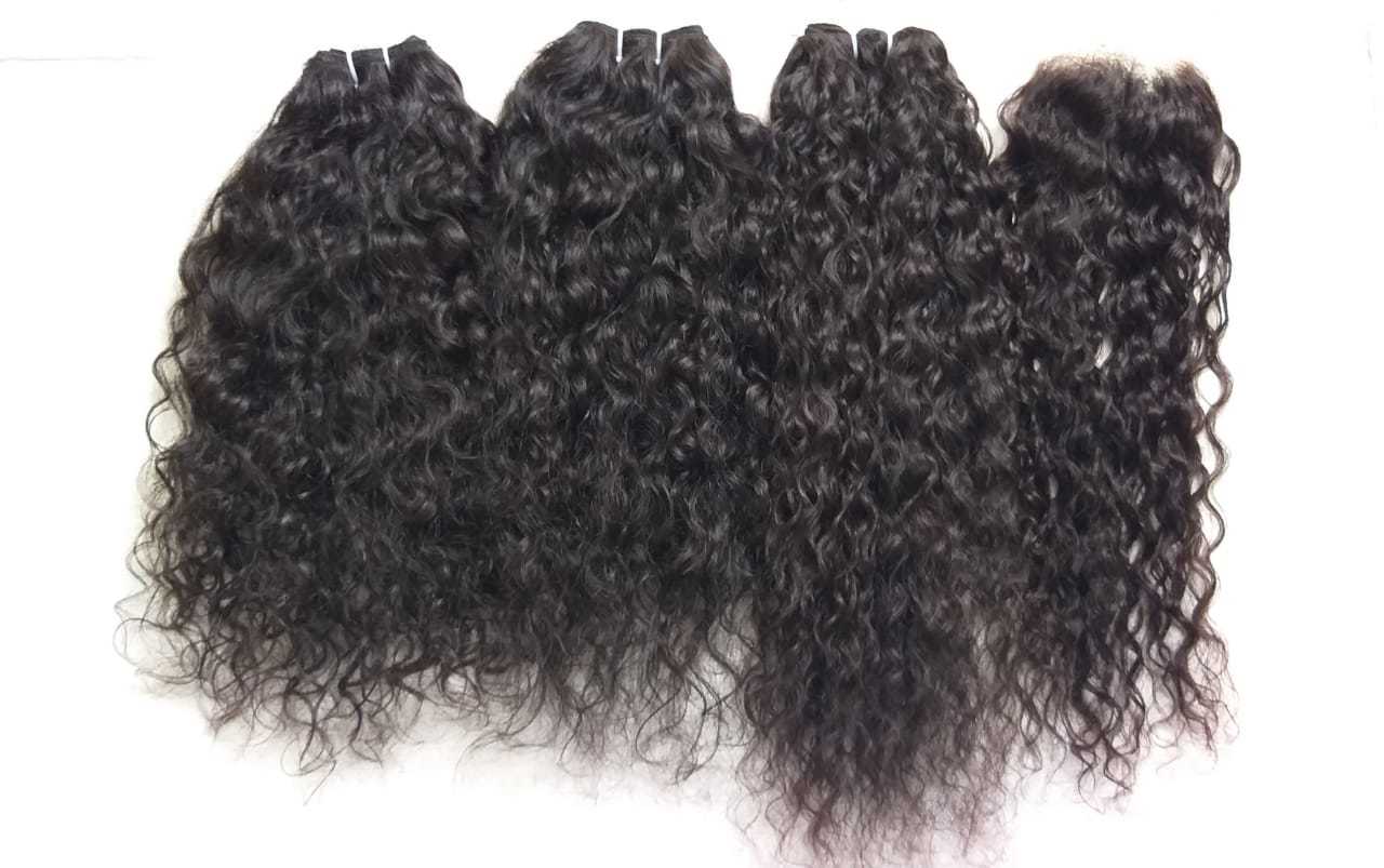 Temple South Curly Indian Human Hair