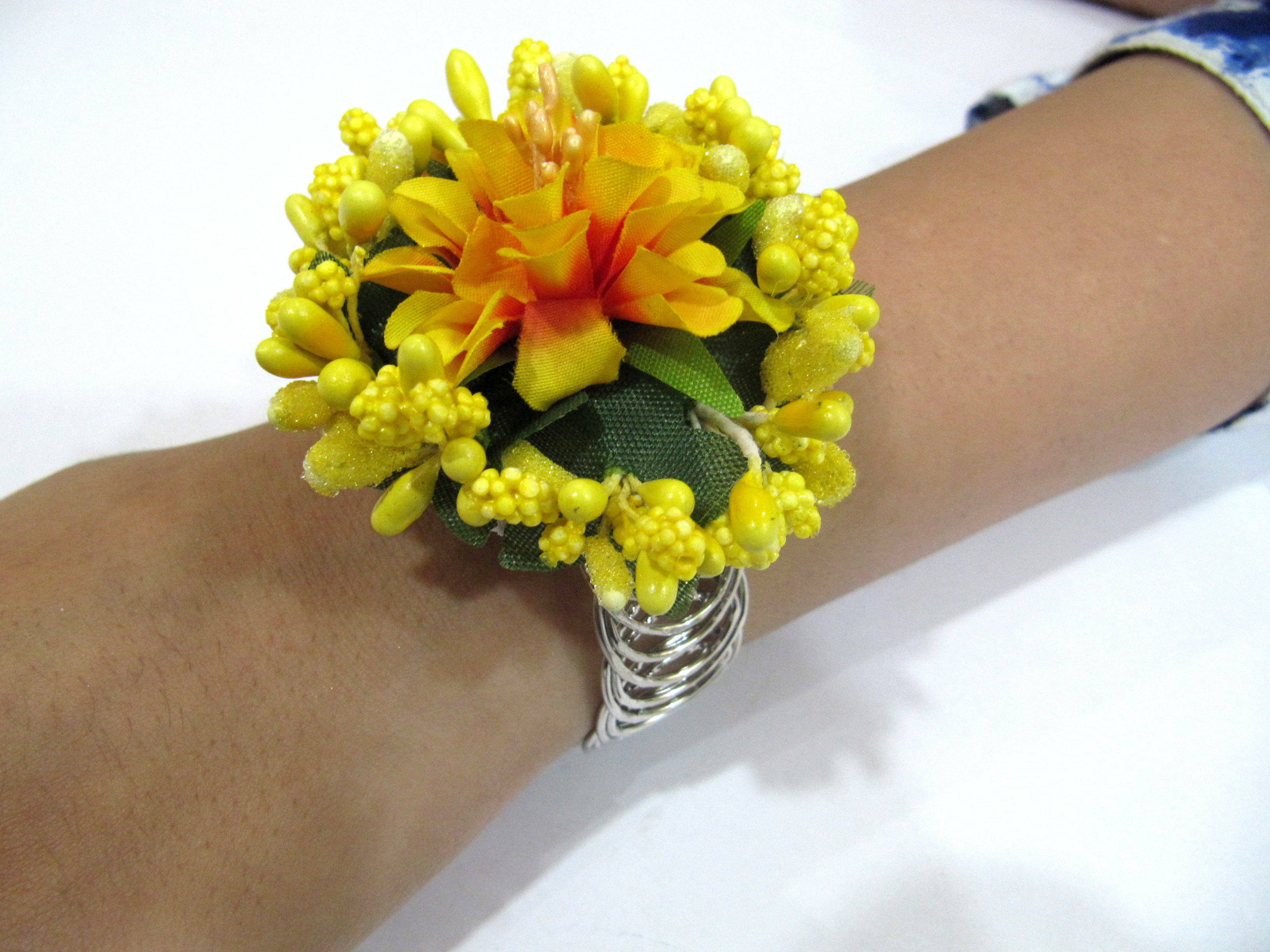 Multi Color Flower Bracelet