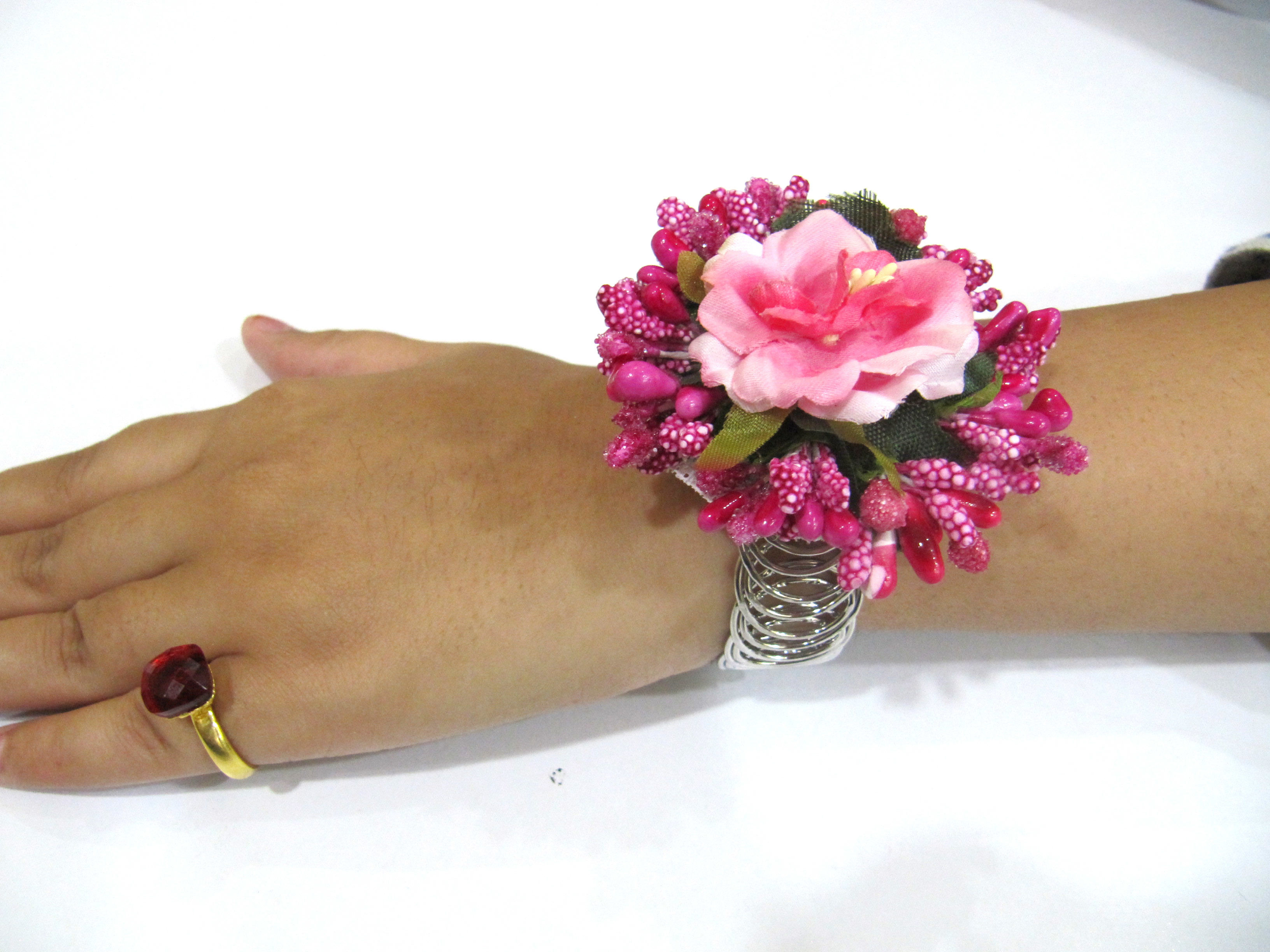 Multi Color Flower Bracelet