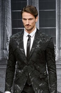 Floral printed polyester suiting fabric