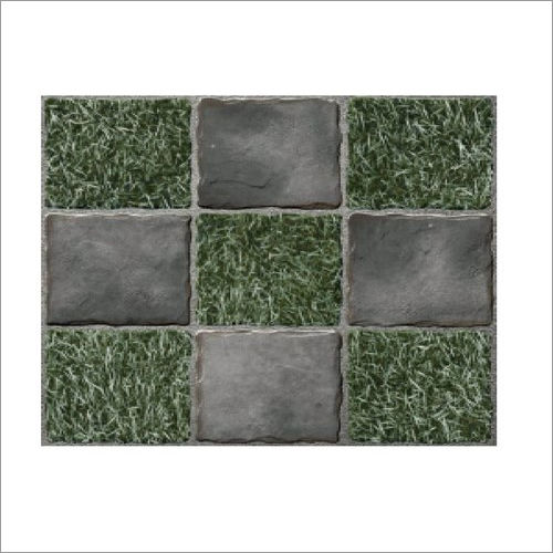 Rustic Ceramic Clayborn Green Parking Tiles