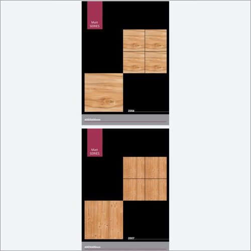 600 x 600 mm Matt Series Vitrified Floor Tiles