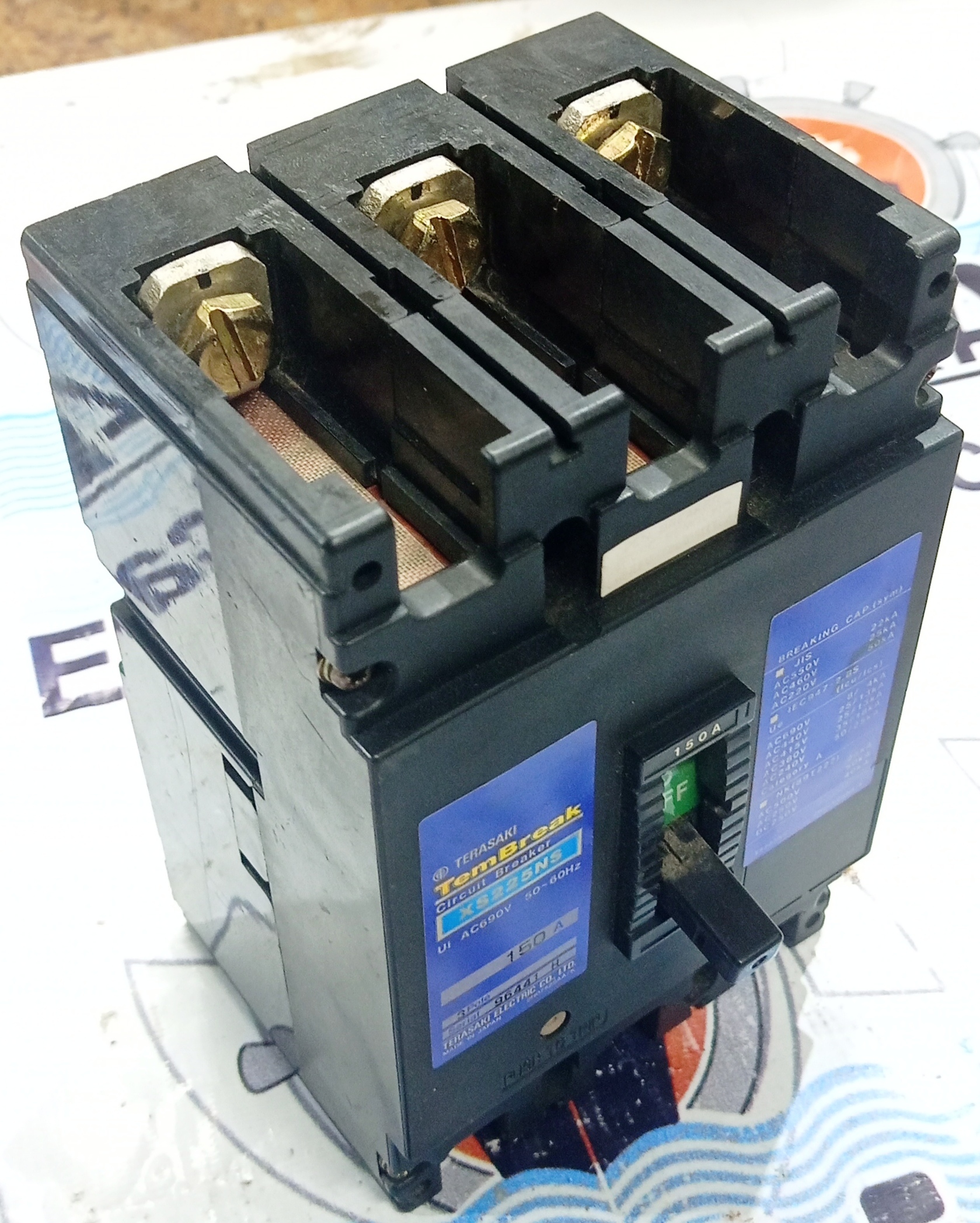 TERASAKI (XS225NS) 150AMP MCCB