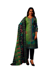Pure Cotton Printed Unstitched Ladies Suit