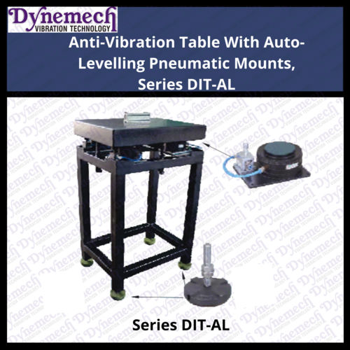 Anti-Vibration Table With Auto-Levelling Pneumatic Mounts, Series Dit-Al - Color: As Per Image