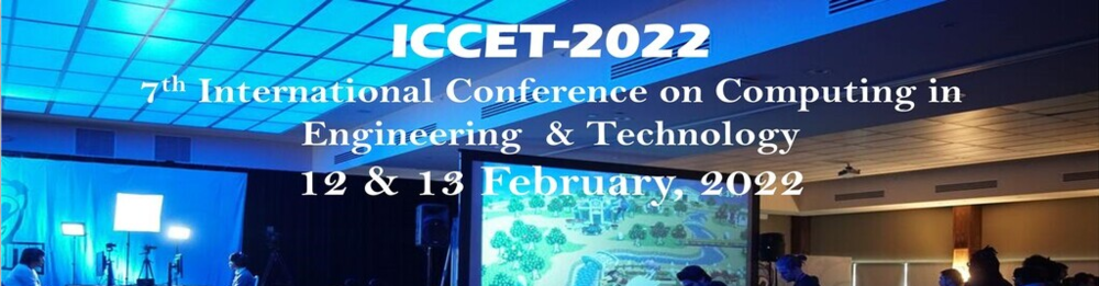 International Conference on Computing in Engineering and Technology (ICCET)