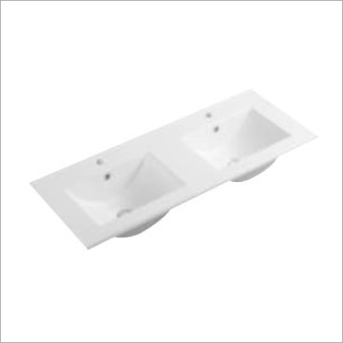 1205 x 470 x 180 mm Elevate In-Counter Double Bowl Basin By VIKAS PAINTS
