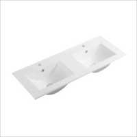 1205 x 470 x 180 mm Elevate In-Counter Double Bowl Basin