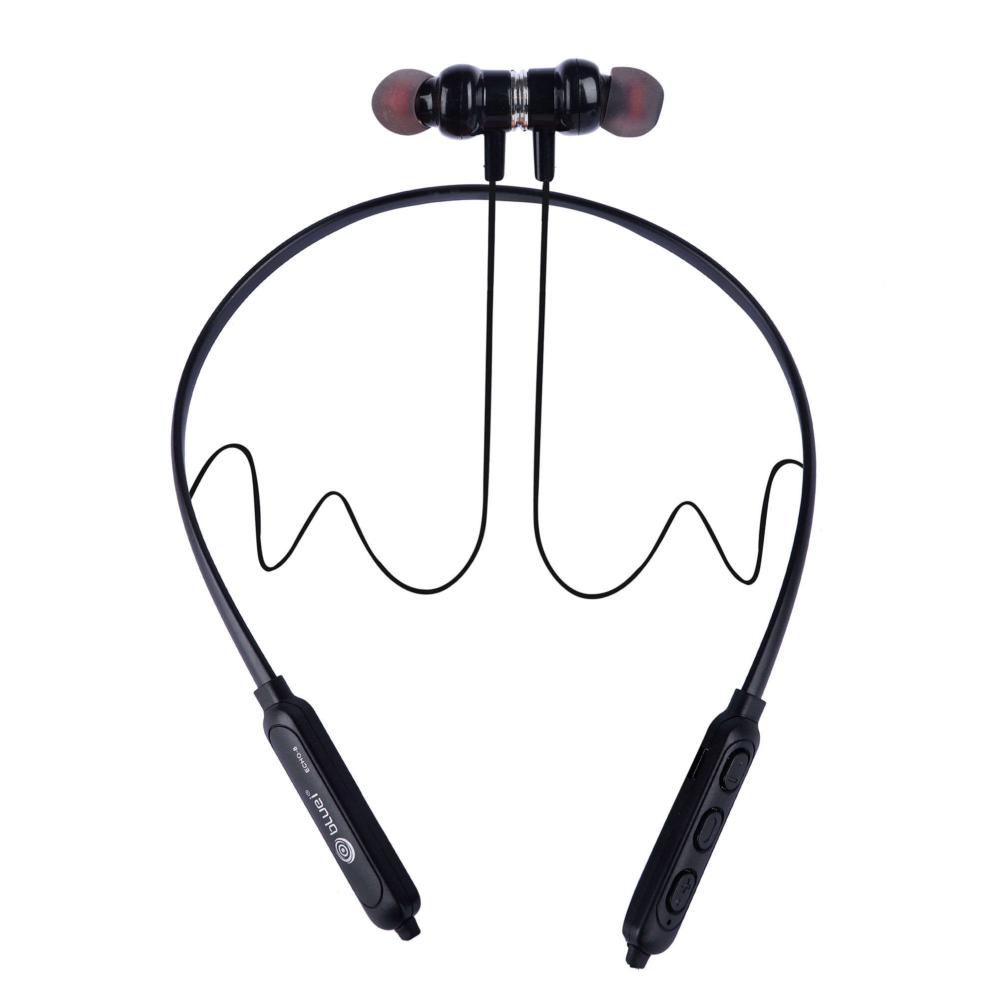 Bluei Echo - 8 Wireless Stereo Bluetooth Neckband with Magnetic Earbuds