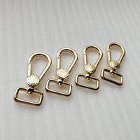 52mm Alloy Metal Gold Dog Hook Hardware For Handbag Accessories Swivel Eye Snap Hook