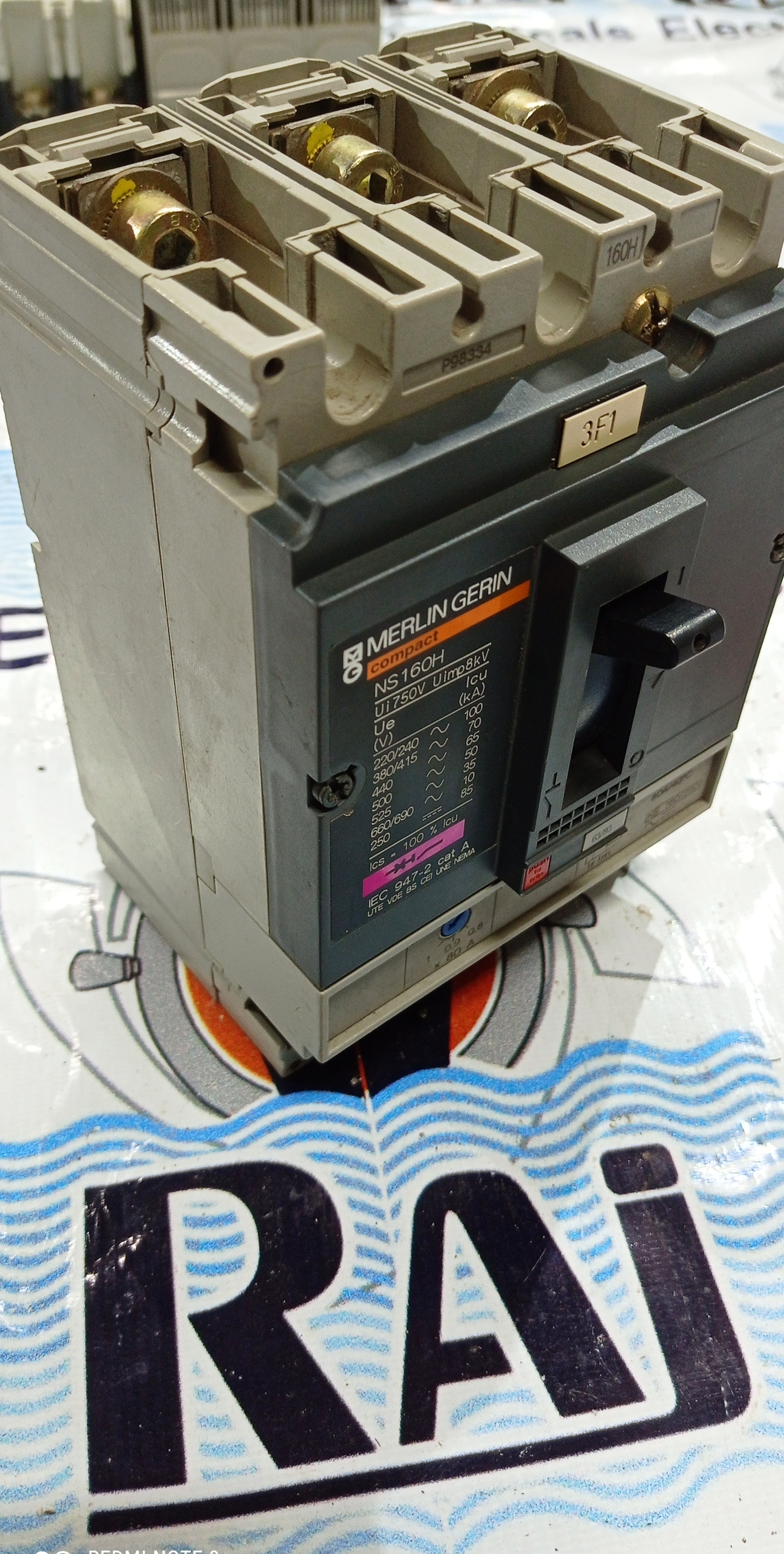 MERLIN GERIN (NS 160H) 80 AMP MCCB