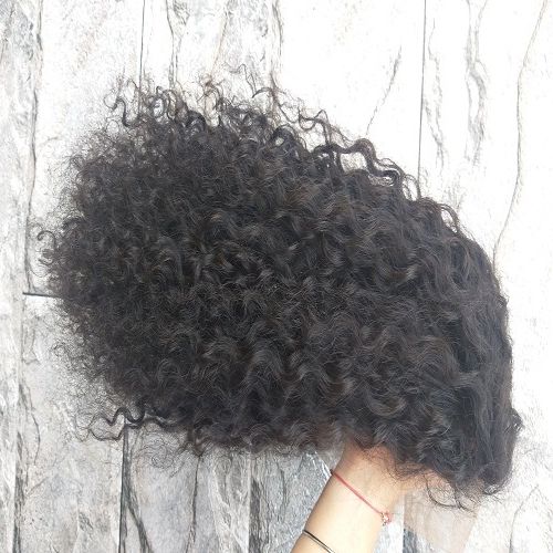 Virgin Indian Curly Hair wig