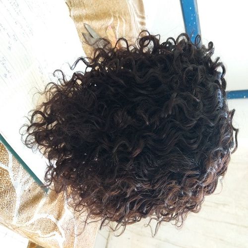 Virgin Indian Curly Hair wig