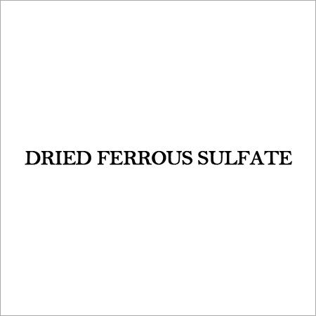 DRIED FERROUS SULFATE By YOGI CHEMICAL INDUSTRIES