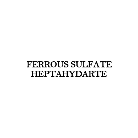 FERROUS SULFATE HEPTAHYDARTE