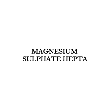 MAGNESIUM SULPHATE HEPTA