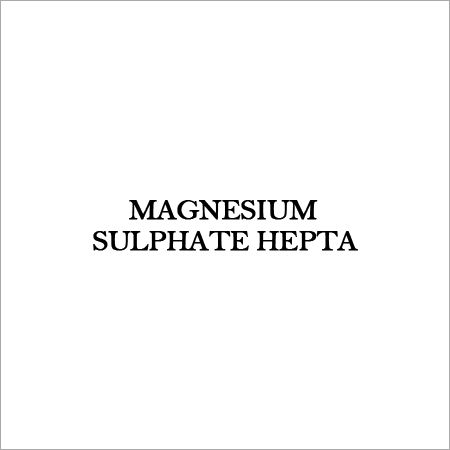 Magnesium Sulphate Hepta