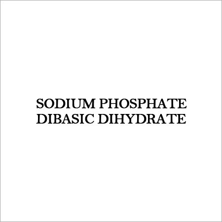 SODIUM PHOSPHATE DIBASIC DIHYDRATE