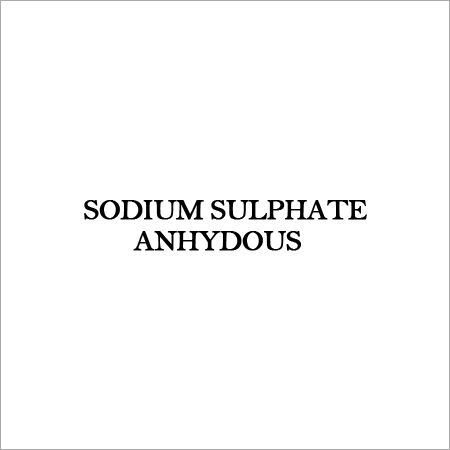 SODIUM SULPHATE ANHYDOUS