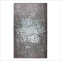Hand Tufted Modern Wool And Viscose Carpet
