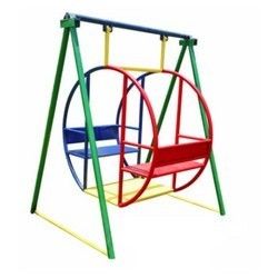 Playground See-Saw - FRP Construction, 5ft x 5ft Size , Vibrant Colors for Kids Aged 4-14 Years