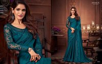 Net Embroidery Saree