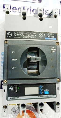 L&T (d sine - DN3-630D) 630 AMP MCCB