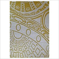 Hand Loom Geometrical Bamboo Silk Carpet