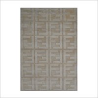 Hand Loom Geometrical Bamboo Silk Carpet