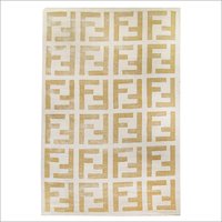 Hand Loom Geometrical Bamboo Silk Carpet
