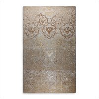 Hand Tufted Contemporary Wool And Viscose Carpet