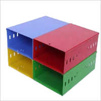 Stainless Steel Perforated Cable Tray - 1200mm Width, 3000mm Length, Powder Coated Finish, Electro Zinc Plated