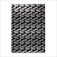 Hand Tufted Geometrical Viscose Carpet