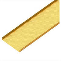 Stainless Steel Lemon Powder Coated Cable Tray - 3000mm Length, Galvanized Surface Finish | 3mm Thickness, Durable Design