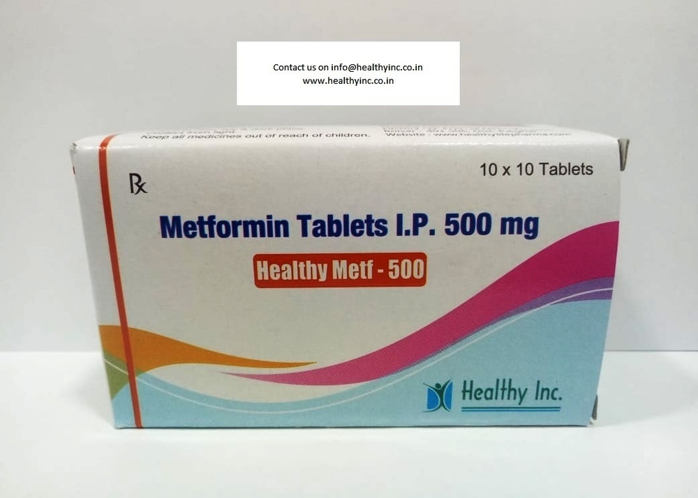 Metformin Tablets - Metformin HCl IP 500 mg & 1 gm, Film-Coated, Suitable for All, Store Below 30 Degree