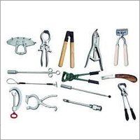 Veterinary Instruments - Stainless Steel And Wood, Varied Sizes For Delicate Procedures | Durable Ergonomic Design With High Precision
