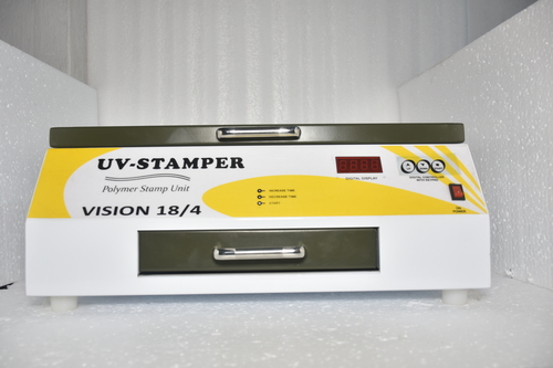 White Color With Shockproof Body Uv Stamper (Vision 18/4)