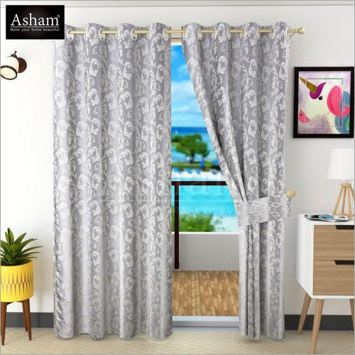 Grey Designer Curtain