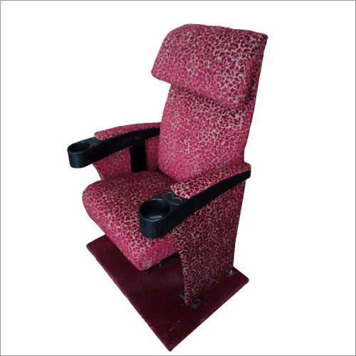 Printed Fabric Theater Chair
