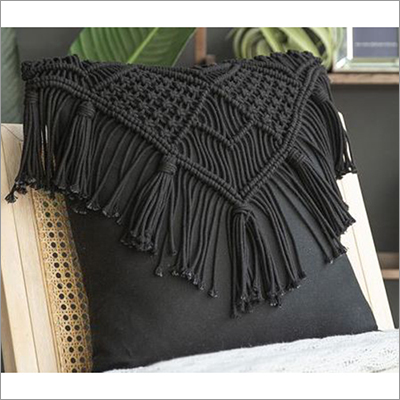 Black Fancy Cushion By UNIVERSAL BUYING SERVICES