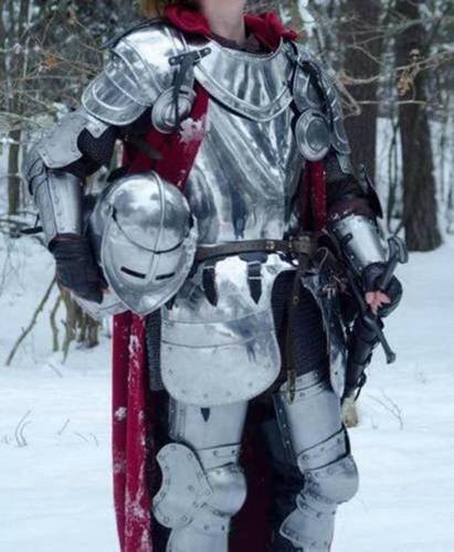 NauticalMart Medieval Knight Vestível Full Suit of Armor- LARP