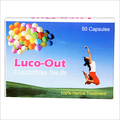 Herbal Luco Out 50 Leucorrhoea Capsule Dry Place