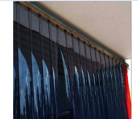 Pvc Strip Curtain - Color: Transparent