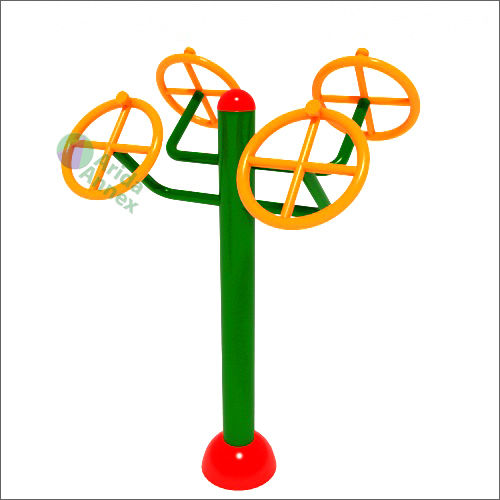 Outdoor Gym Four Shoulder Wheel Thai Chi