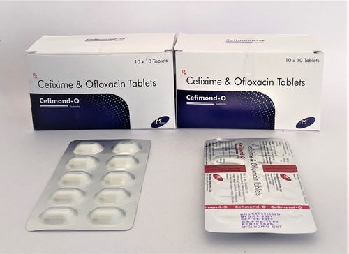 Cefixime Trihydrate 200mg+ofloxacin 200mg