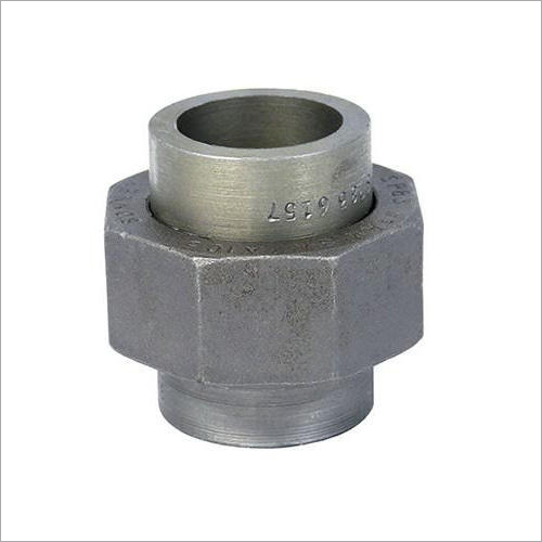 ASME Socketweld Threaded Fittings Union - Stainless Steel 1/2 Inch to 24 Inch Size Silver Color Ideal for Gas and Plumbing Applications
