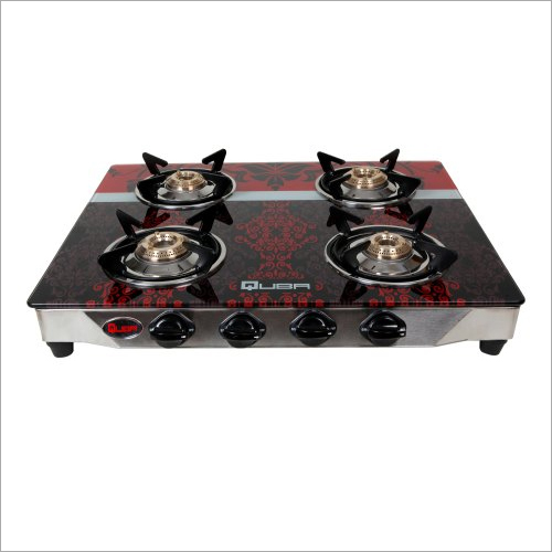 4 Burners Digital Glass Top Gas Stove By TEKSHIV SYSTEMS PRIVATE LIMITED