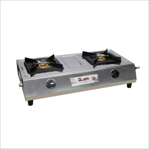 2 Burner  Stainless Steel Body Gas Stove