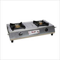2 Burners Stainless Steel Body Gas Stove