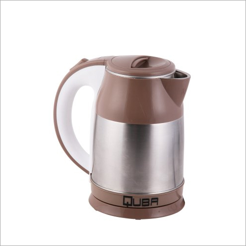 Stainless Steel / Brown Electric Water Kettle